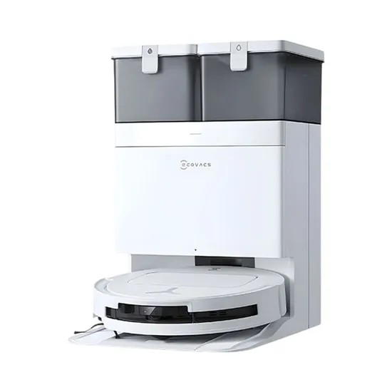 Robô Aspirador Ecovacs Deebot T50 Pro Omni DDX67 - Recarregável - Bivolt - Branco