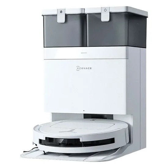 Robô Aspirador Ecovacs Deebot T50 Pro Omni DDX67 - Recarregável - Bivolt - Branco