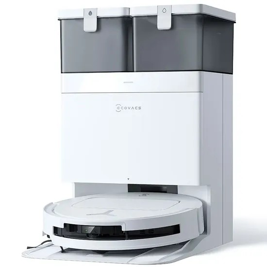 Robô Aspirador Ecovacs Deebot T50 Pro Omni DDX67 - Recarregável - Bivolt - Branco