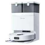 Ecovacs DeeBot T30C branco - base dock frontal com robo acoplado