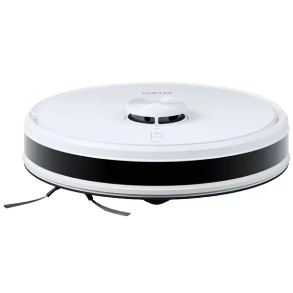 Ecovacs DeeBot Y1 Pro branco - vista lateral frontal