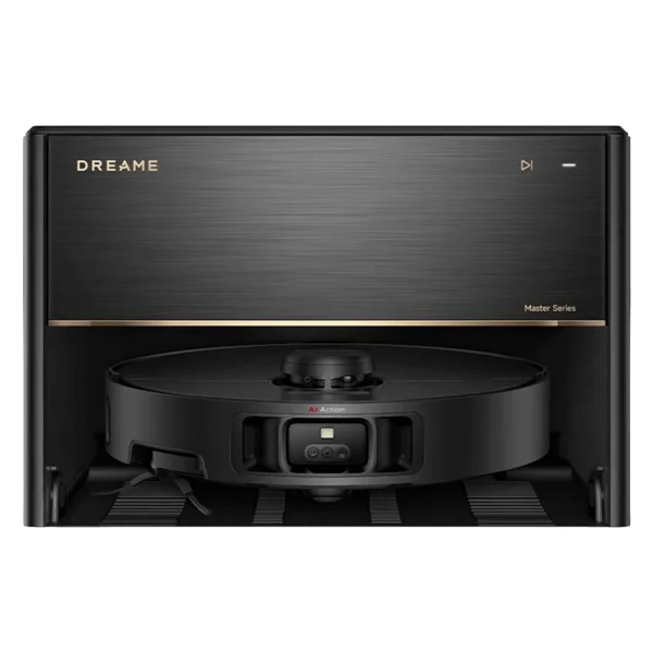 Dreame X40 Master Complete preto - base dock frontal com robo AI Action