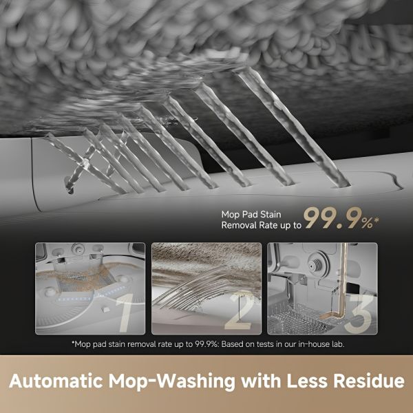 Dreame X50 Ultra Complete branco - lavagem automatica do mop