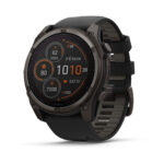 Relogio Garmin Fenix 8 Solar Sapphire 51mm Cinza