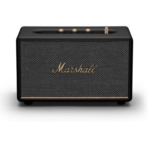 Caixa de Som Marshall Acton III Bluetooth - Preto visto de frente