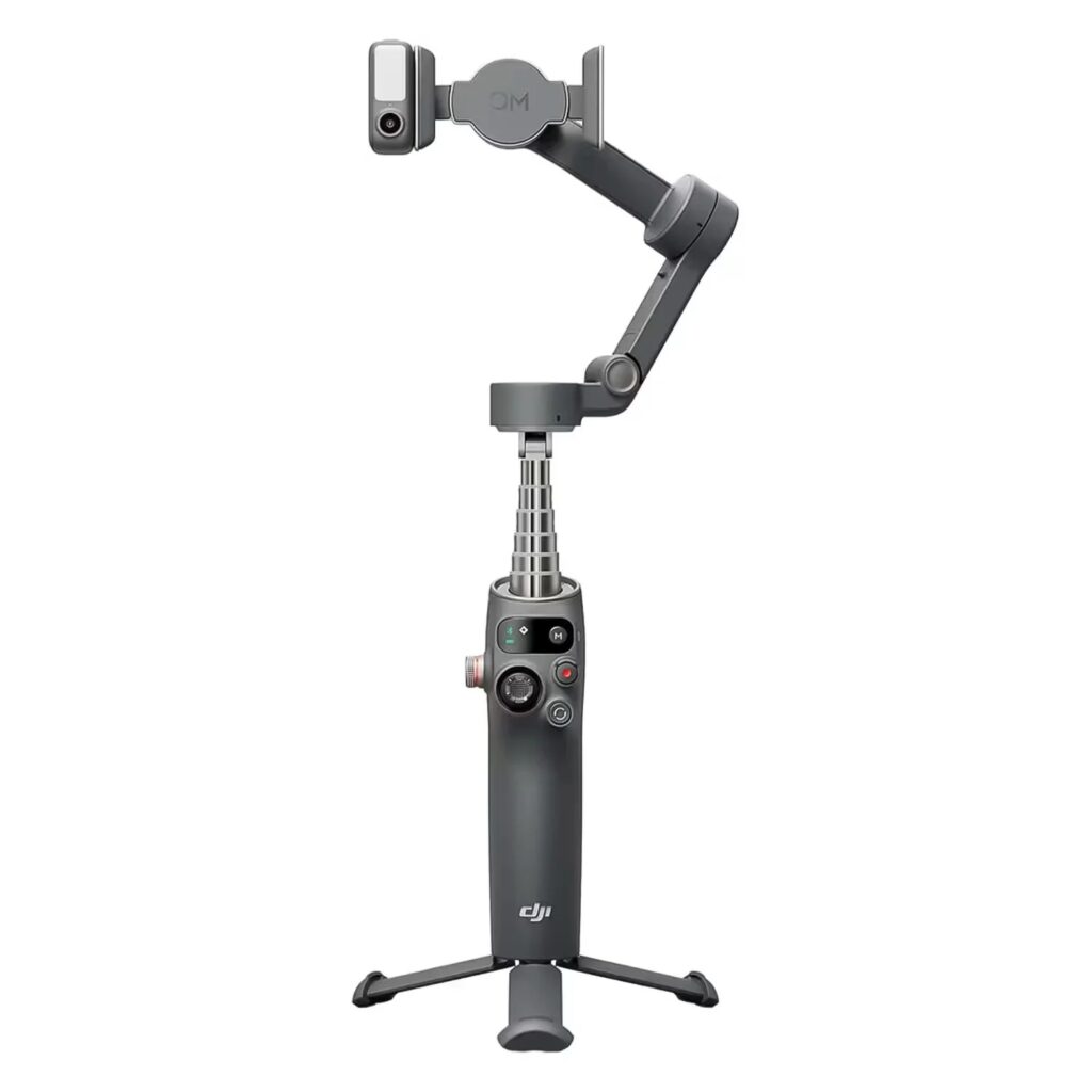 Estabilizador DJI Osmo Mobile 7P visto de frente