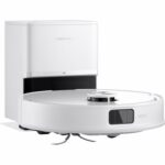 Robô Aspirador Roborock Q7+ com Estação de Autolimpeza vista traseira