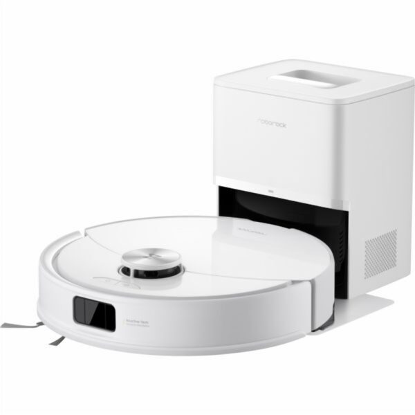 Robô Aspirador Roborock Q7+ com Estação de Autolimpeza detalhe do produto