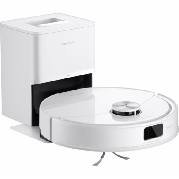 Robô Aspirador Roborock Q7+ com Estação de Autolimpeza vista superior
