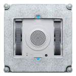 Ecovacs Winbot Mini Bivolt - base inferior com panos de microfibra e ventosa