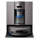 Ecovacs DeeBot X11 OmniCyclone - base dock frontal com filtro ciclone azul e robo