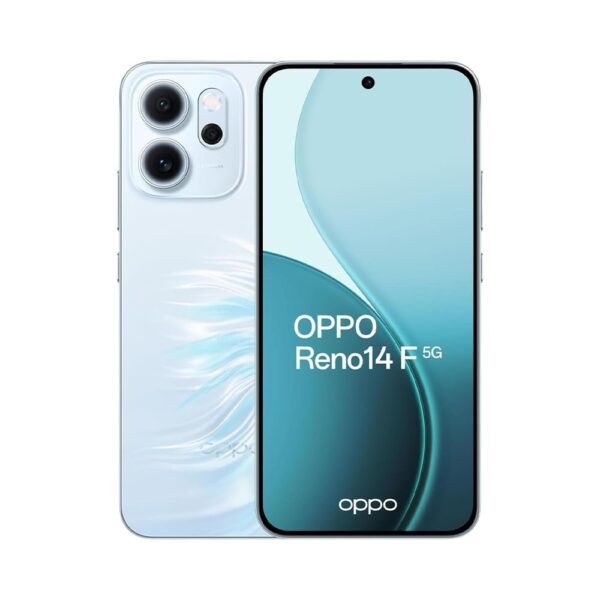 Celular Oppo Reno 14F CPH2743 Dual Chip 256GB 5G Lacrado - Azul Opalo imagem 1