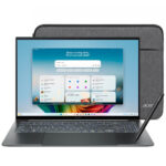 Acer Swift 16 AI SF16-71T-70PN Cinza - kit com caneta Acer Stylus e capa