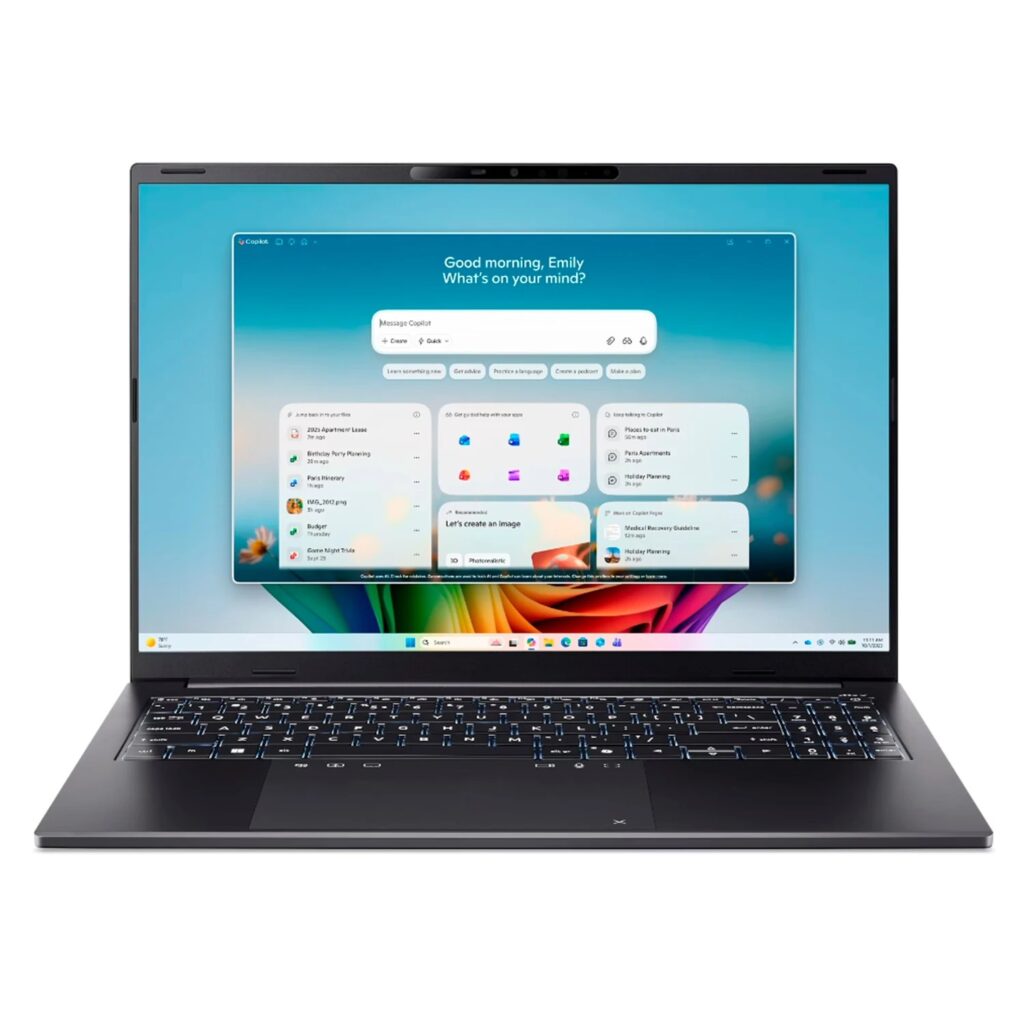 Acer Swift Go 16 SFG16-A71T-R5UY Preto - imagem 1