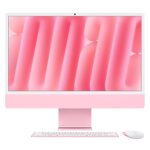 Apple iMac 24 polegadas chip M4 Rosa - frente com Magic Keyboard e Magic Mouse