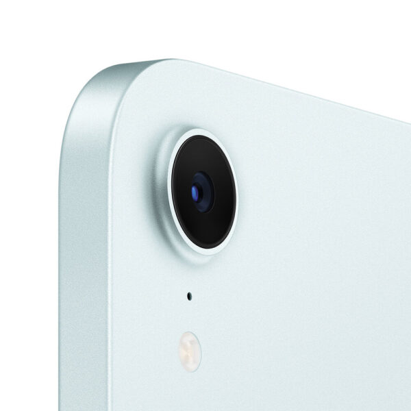 Tablet Apple iPad mini 7 Azul - detalhe da traseira e da camera