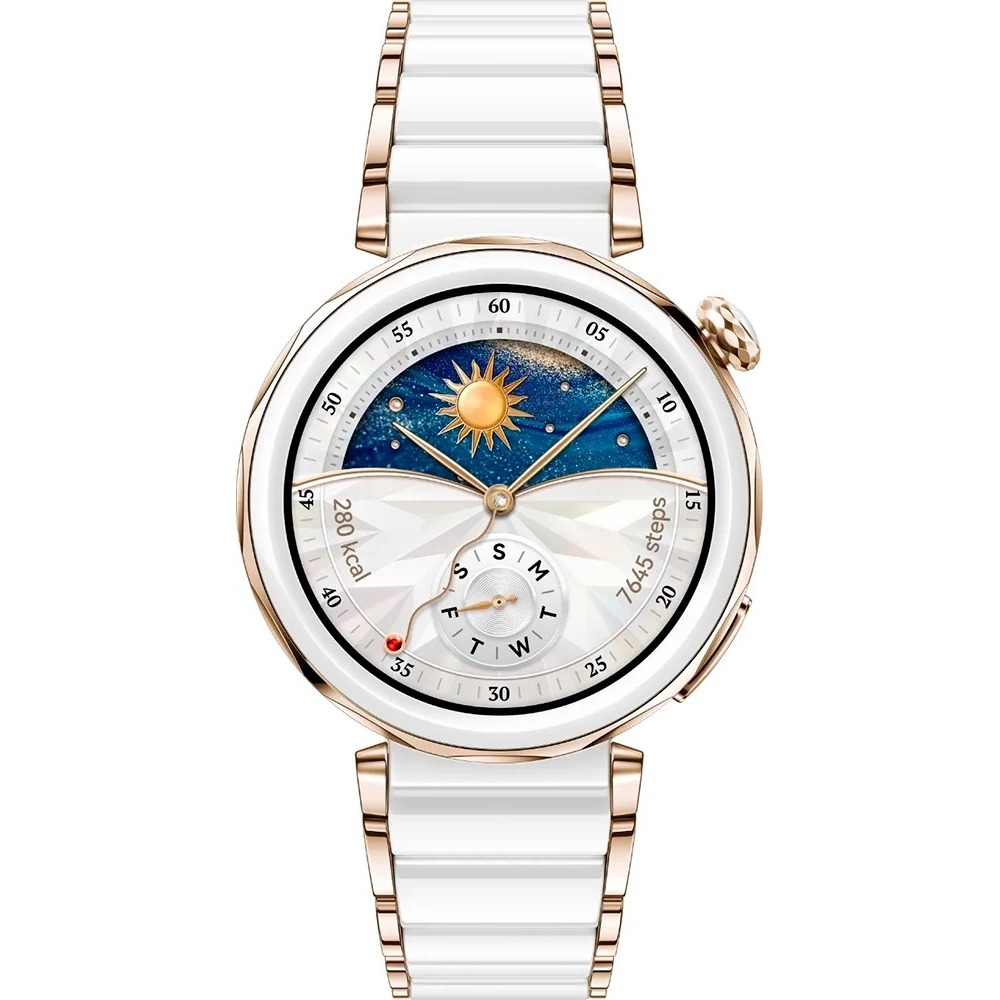 Relógio Huawei Watch GT 5 Pro 42mm Cerâmica Branca Lacrado - imagem 1