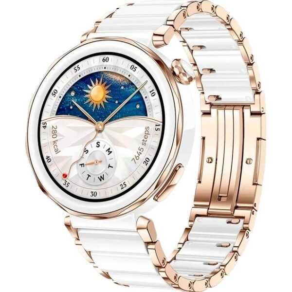 Relógio Huawei Watch GT 5 Pro 42mm Cerâmica Branca Lacrado - imagem 3