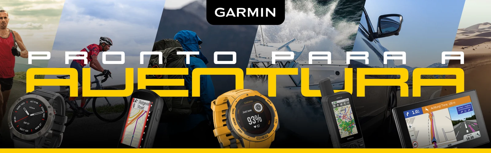 Garmin - pronto para a aventura