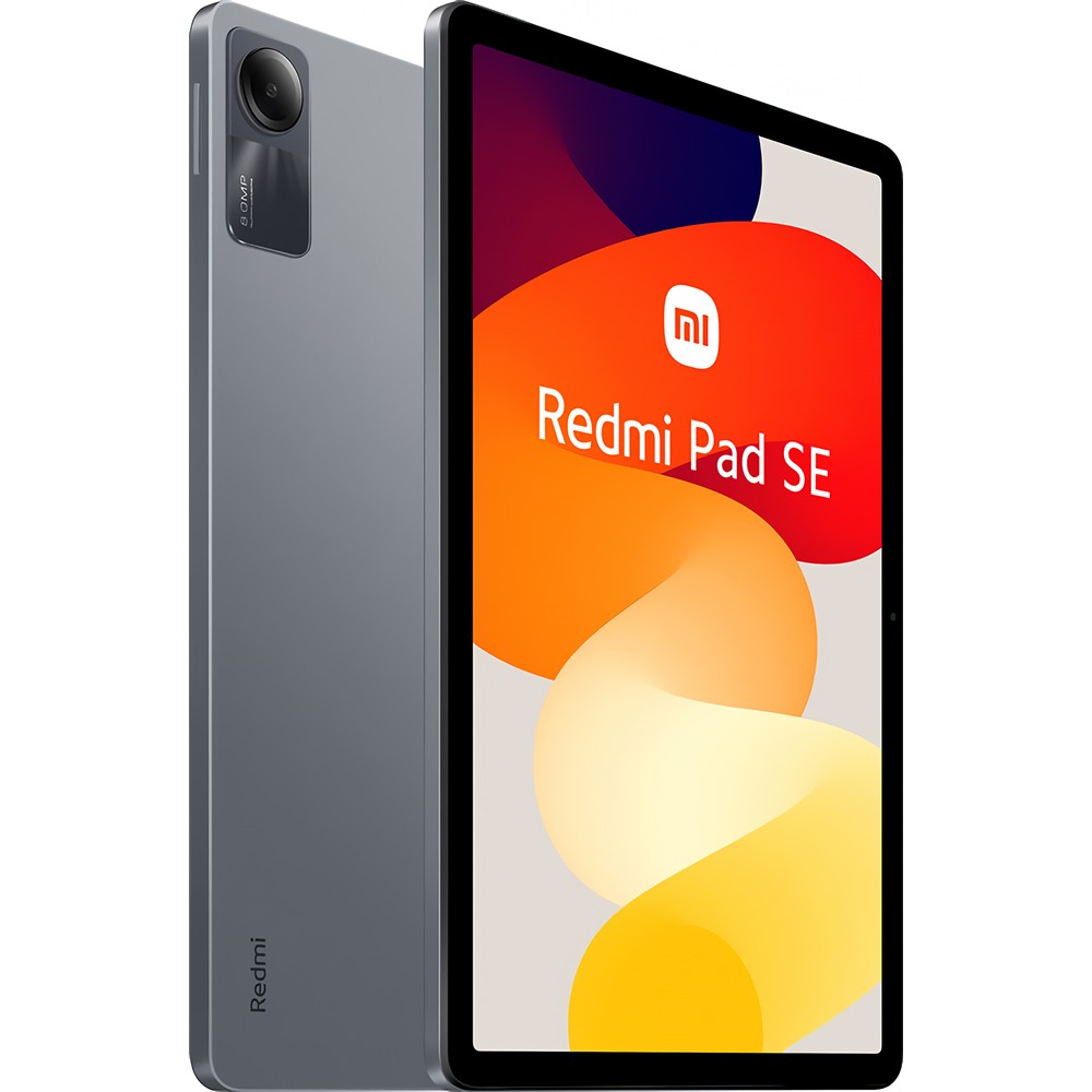 Tablet Xiaomi Redmi Pad SE Grafite - frente e traseira grafite