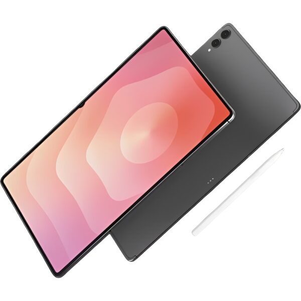 Tablet Samsung Galaxy Tab S11 Ultra 14,6 polegadas Cinza - frente e traseira em perspectiva