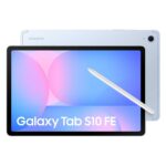 Tablet Samsung Galaxy Tab S10 FE 10.9 polegadas Azul - frente, traseira e S Pen