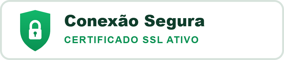 Conexao segura — certificado SSL ativo