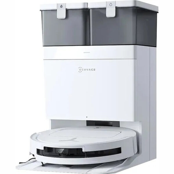 Robô Aspirador Ecovacs Deebot T50 Pro Omni DDX67 - Recarregável - Bivolt - Branco Lacrado