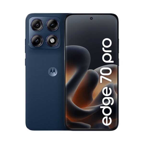 Celular Motorola Moto G86 5G 256GB Azul - Vista Frontal 1:1 Fundo Branco