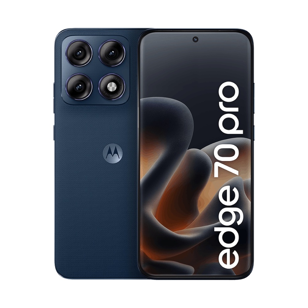 Celular Motorola Moto G86 5G 256GB Azul - Vista Frontal 1:1 Fundo Branco