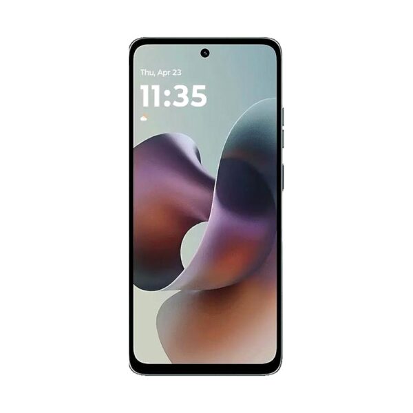 Celular Motorola Moto G86 5G 256GB Verde - Vista Frontal 1:1 Fundo Branco