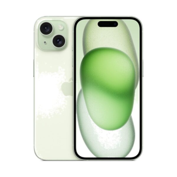 Celular Apple iPhone 15 128GB Verde - Vista Frontal 1:1 Fundo Branco