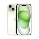 Celular Apple iPhone 15 128GB Verde - Vista Traseira 1:1 Fundo Branco