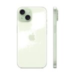 Celular Apple iPhone 15 128GB Verde - Vista em Ângulo Perspectiva 3D 1:1 Fundo Branco
