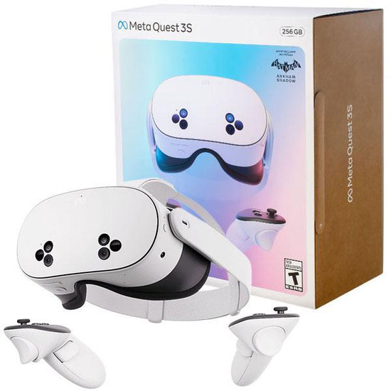 Óculos de Realidade Virtual Meta Quest 3S 256GB - Frente