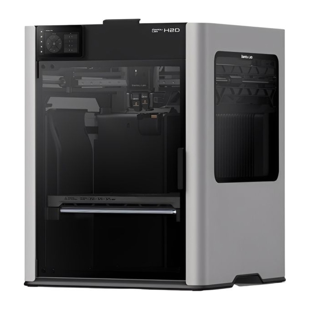 Impressora 3D e Gravadora Laser Bambu Lab H2D Laser Full Combo 40 W AMS 2 Pro 220V - Cinza - Foto 1