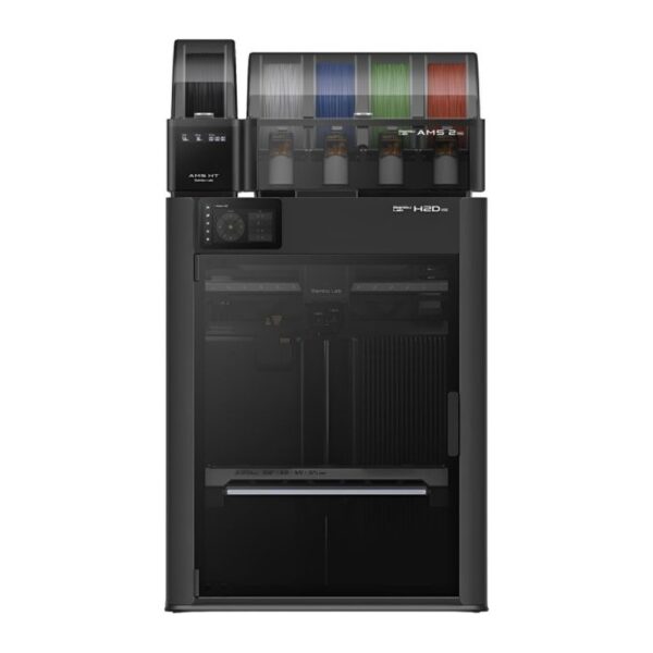 Impressora 3D Bambu Lab H2D Pro Combo com AMS 2 Pro 1000mm/s Multi Cor 220V - Cinza (UE) - Vista 1