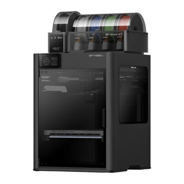 Impressora 3D Bambu Lab H2D Pro Combo com AMS 2 Pro 1000mm/s Multi Cor 220V - Cinza (UE) - Vista 2