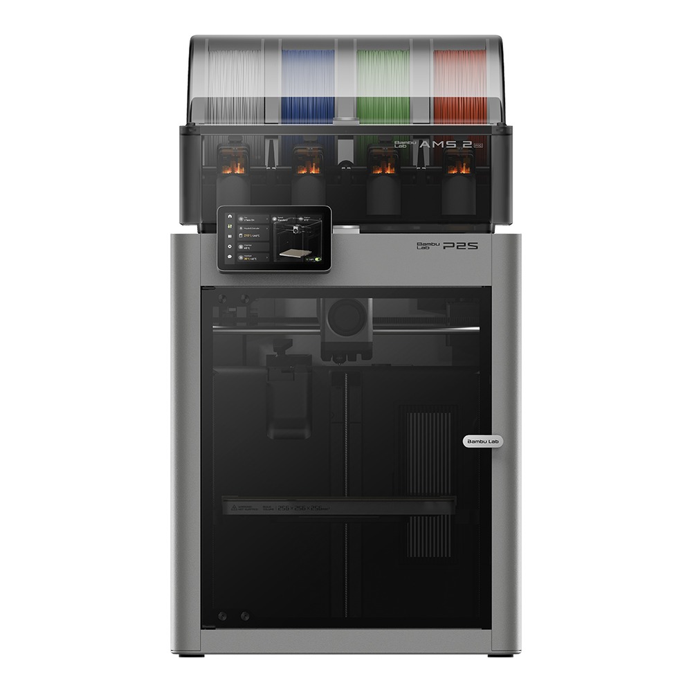Impressora 3D Bambu Lab P2S Combo AMS 2 Pro Multicolor 600mm/s 110V - Cinza - Vista 1