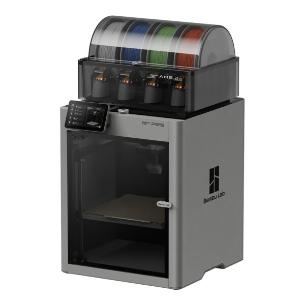 Impressora 3D Bambu Lab P2S Combo AMS 2 Pro Multicolor 600mm/s 110V - Cinza - Vista 3